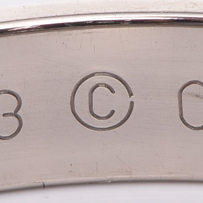 Cartier 18K White Gold 3.5mm LOVE Wedding Band Ring 53 6.25 7 of 11