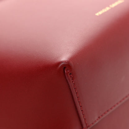 Mansur Gavriel Calfskin Mini Mini Bucket Bag Burgundy 10 of 10