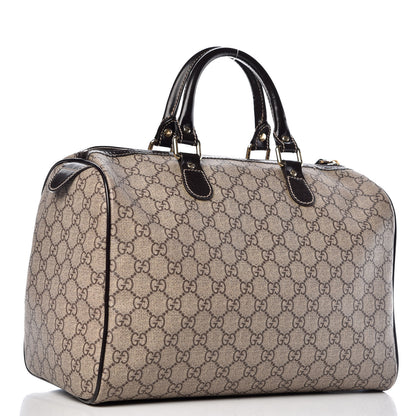 Gucci GG Plus Monogram Tattoo Heart Medium Joy Boston Dark Brown 3 of 14