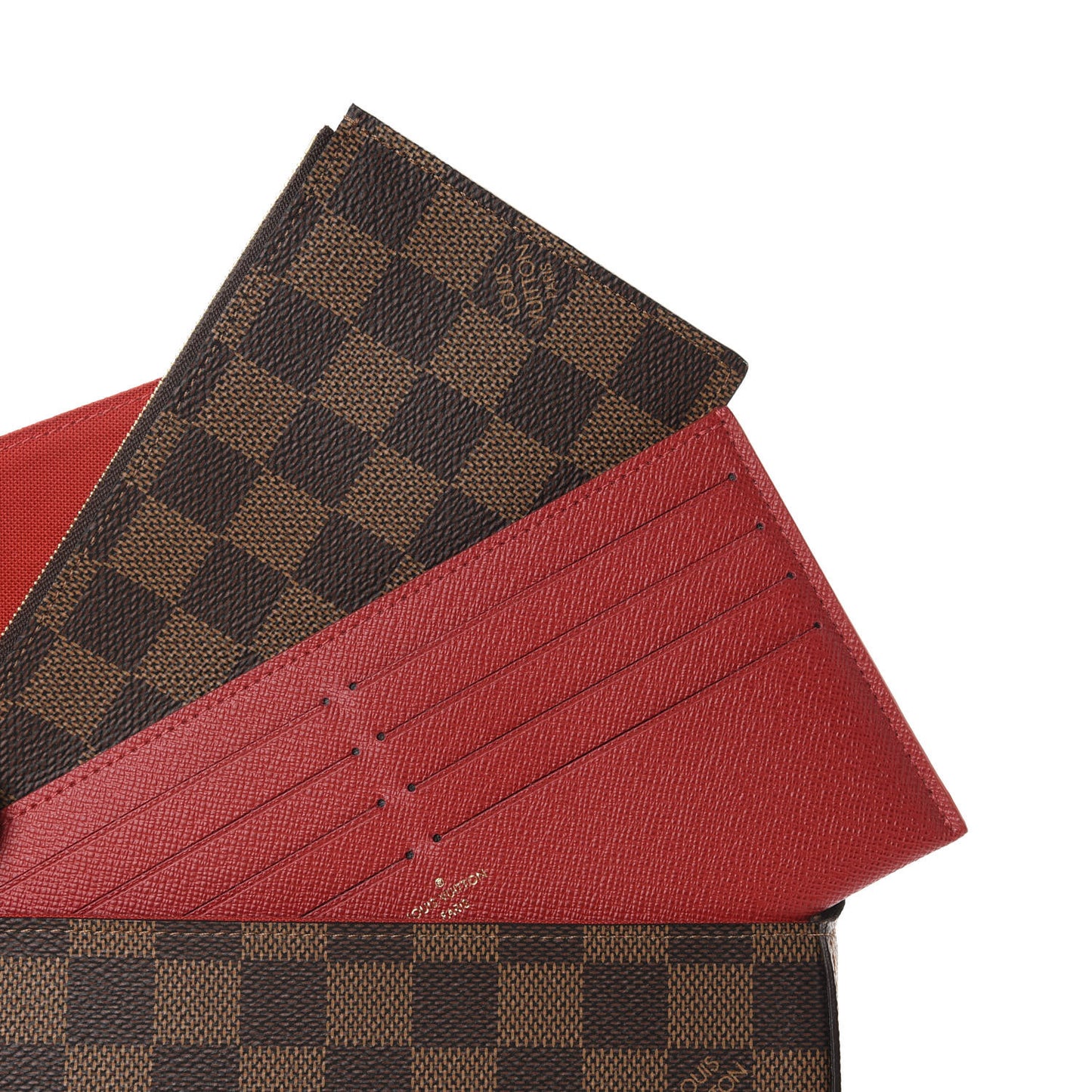 Damier Ebene Pochette Felicie Chain Wallet