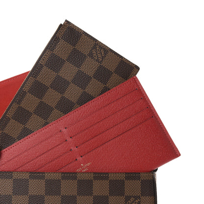 Louis Vuitton Damier Ebene Pochette Felicie Chain Wallet 8 of 11