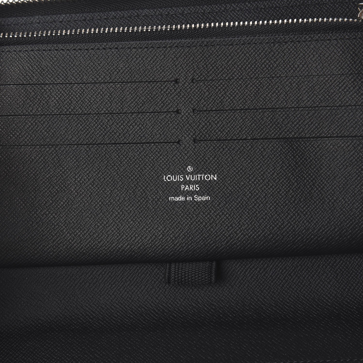 Louis Vuitton Epi Zippy Organizer Wallet Black 5 of 5