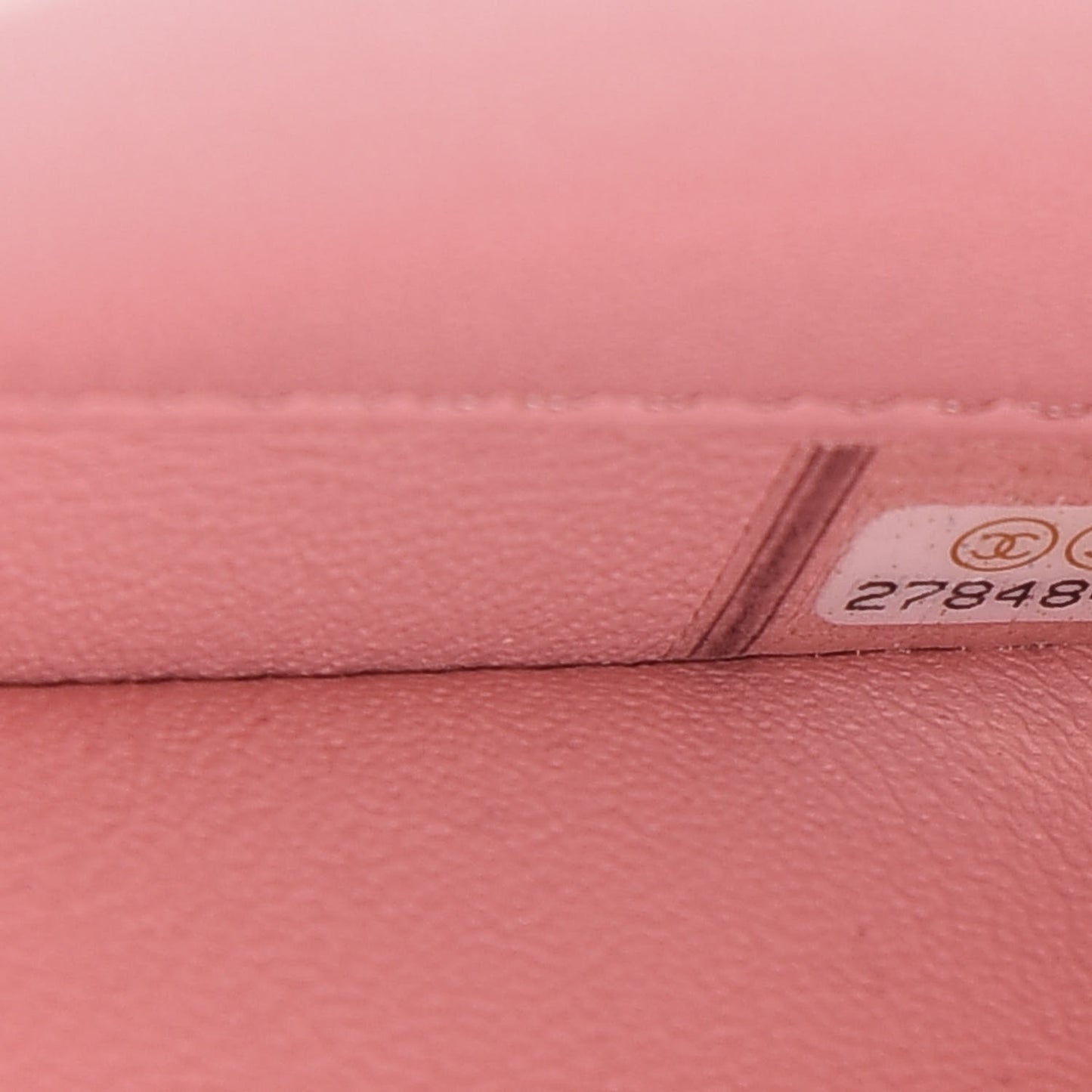 Lambskin Quilted Small Trendy CC Flap Dual Handle Bag Pink