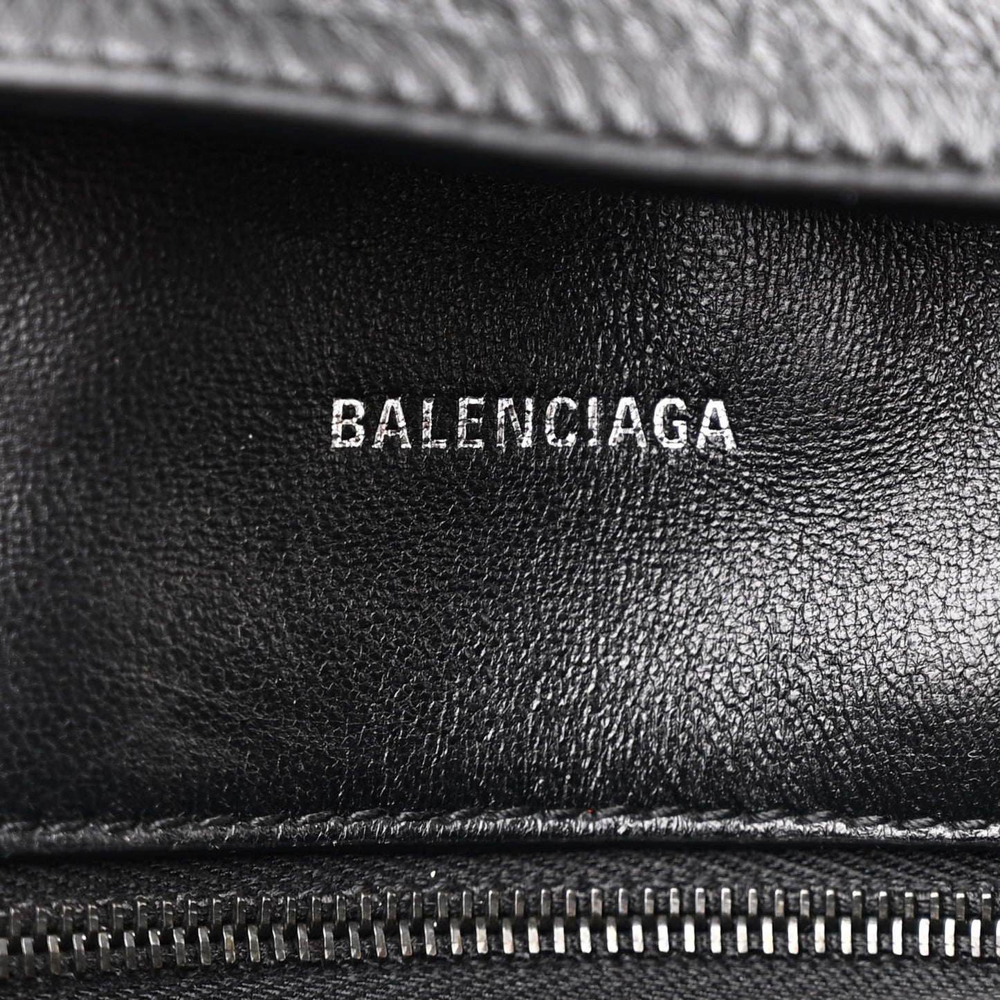 Extra Supple Calfskin Crocodile Embossed Monochrome XS Downtown Shoulder Bag Black