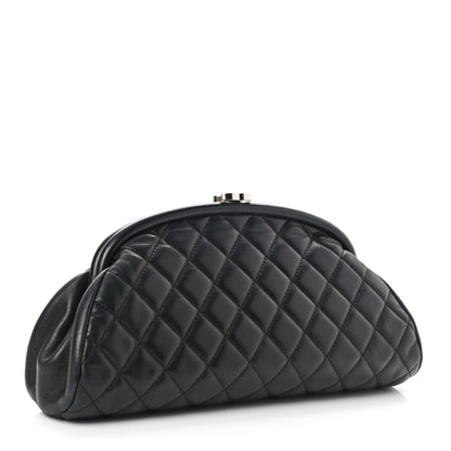 Chanel Lambskin Quilted Timeless Clutch Black 3 of 9