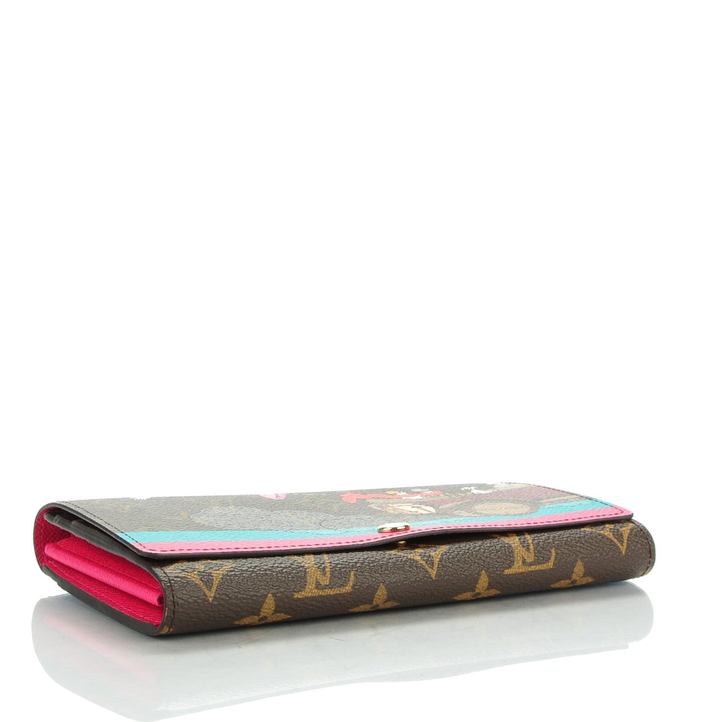 Monogram 2015 Christmas Animation Sarah Wallet Hibiscus