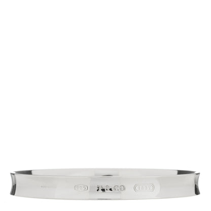 Tiffany Sterling Silver Narrow 1837 Bangle Bracelet 1 of 3