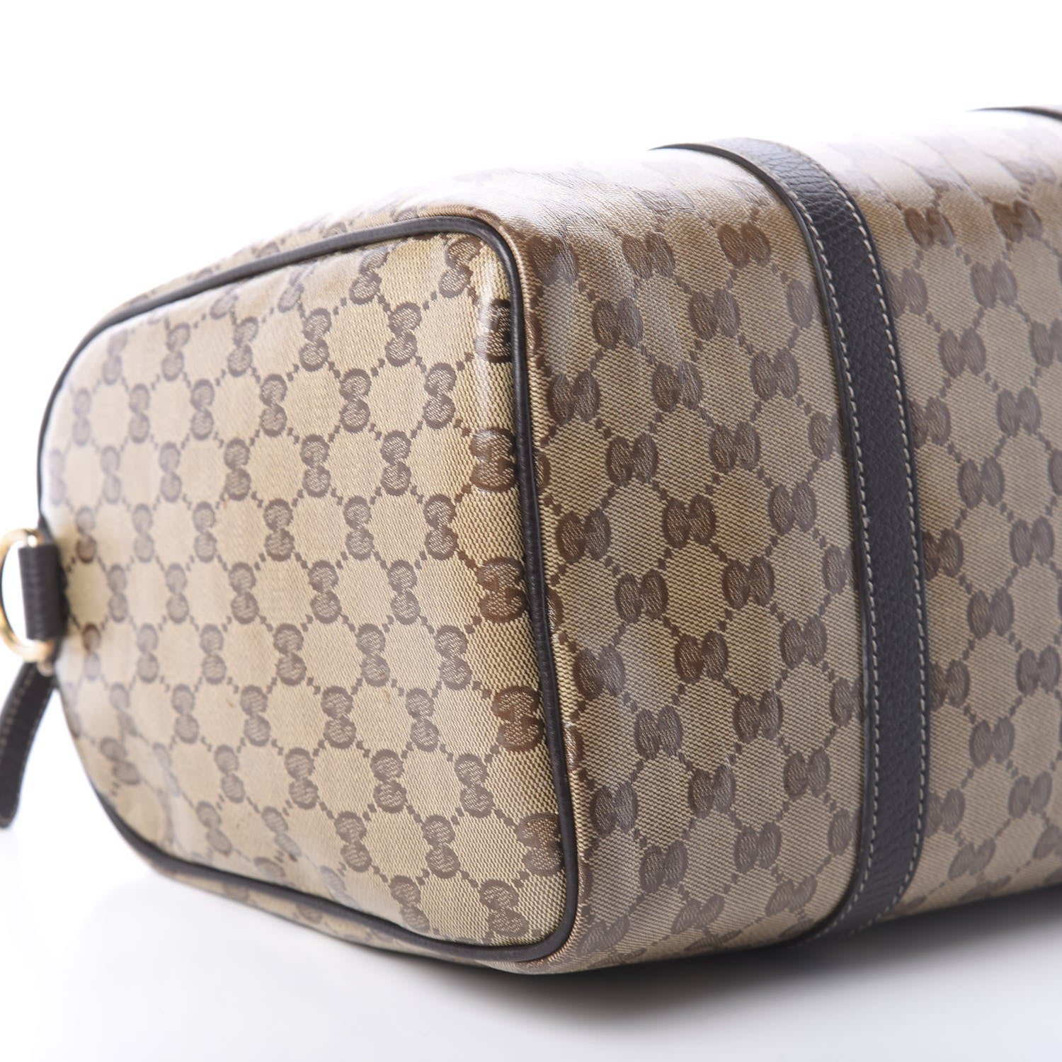 Gucci Crystal Monogram Medium Joy Boston Dark Brown 7 of 8
