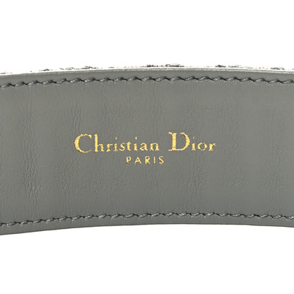 Christian Dior Oblique 30 Montaigne 35mm Belt 80 32 Gris 5 of 6