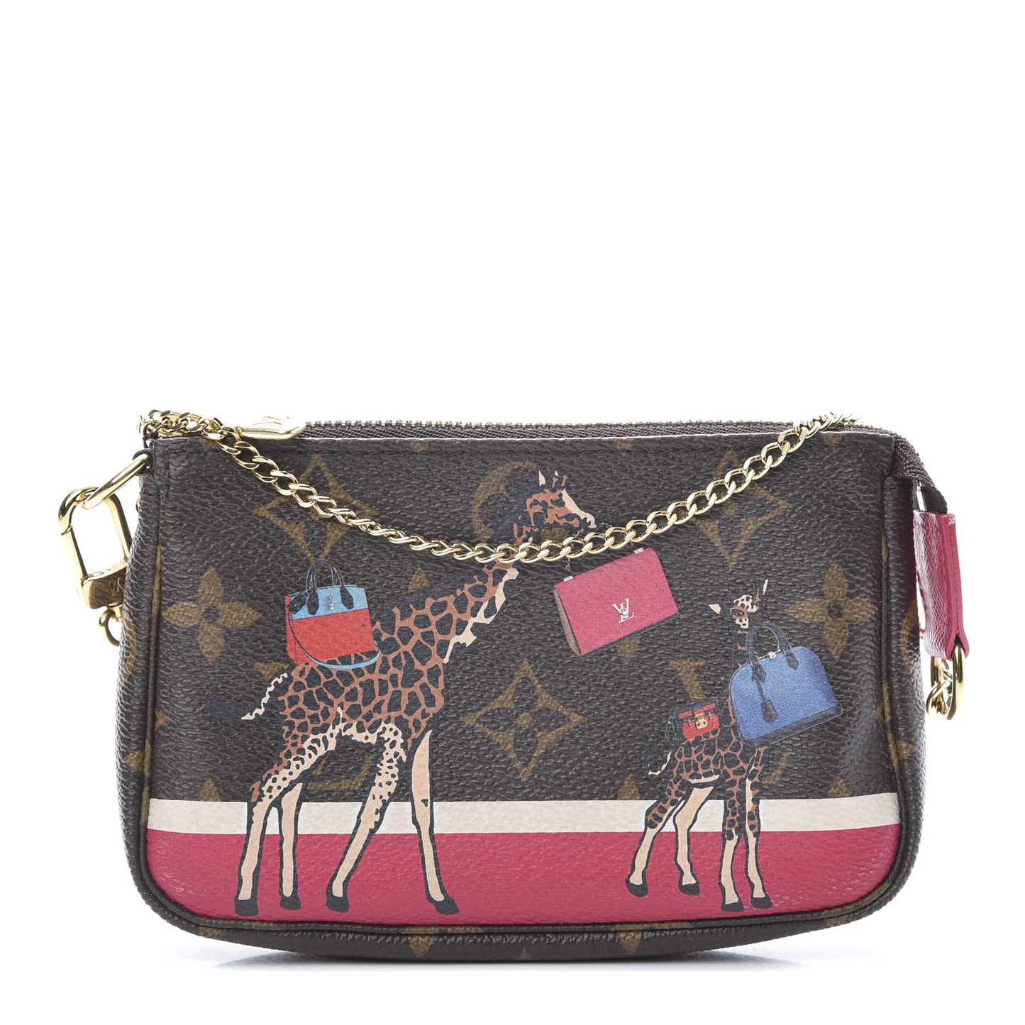 Monogram 2017 Christmas Animation Mini Pochette Accessories