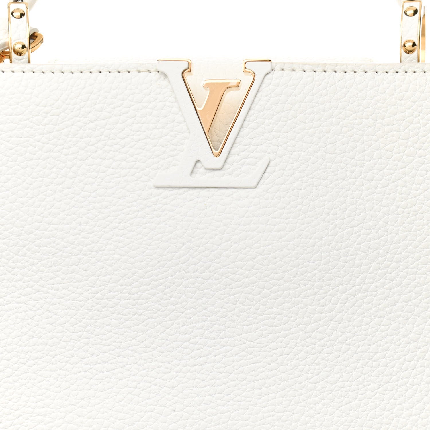 Louis Vuitton X UF Taurillon Artycapucines BB White 10 of 14