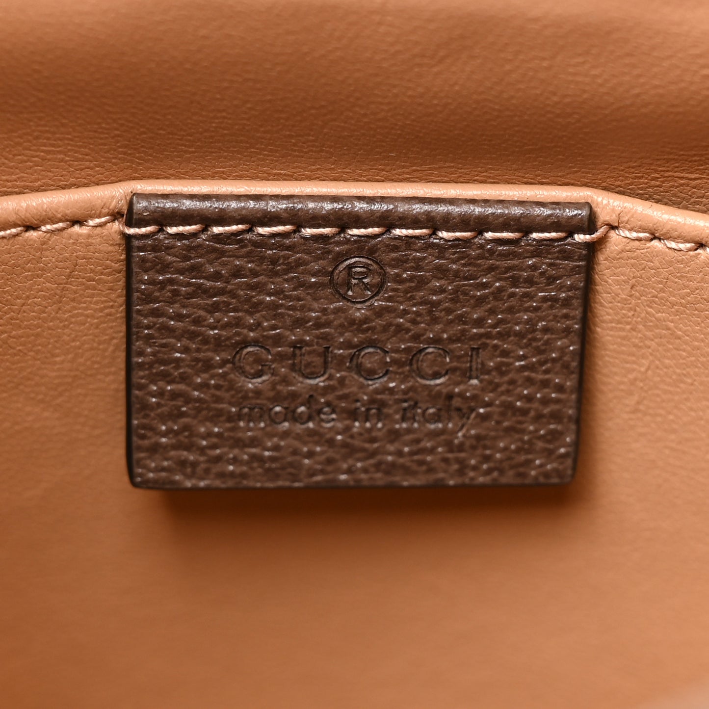 Monogram Jumbo GG Textured Dollar Calfskin Small Diana Tote Bag Camel Ebony New Acero