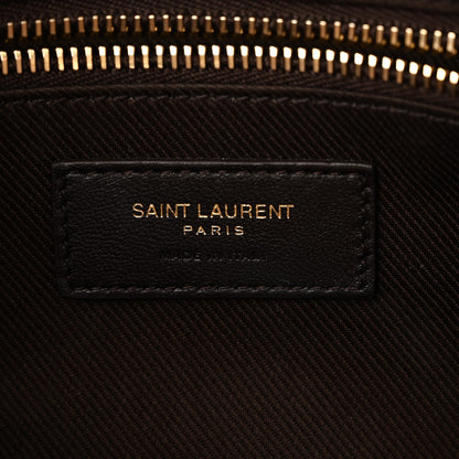 Saint Laurent Canvas Smooth Calfskin Le Monogramme Camera Bag Chestnut 6 of 9