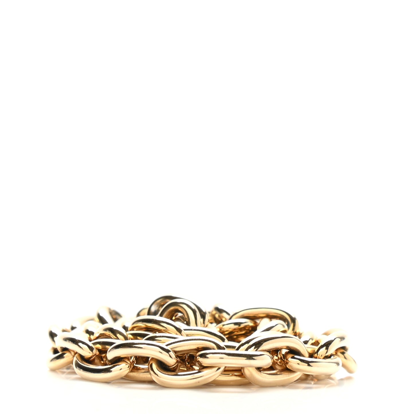 Metal Pochette Chain Strap Gold