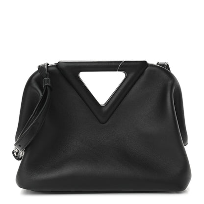 Bottega Veneta Calfskin Small The Point Triangle Bag Black 1 of 8