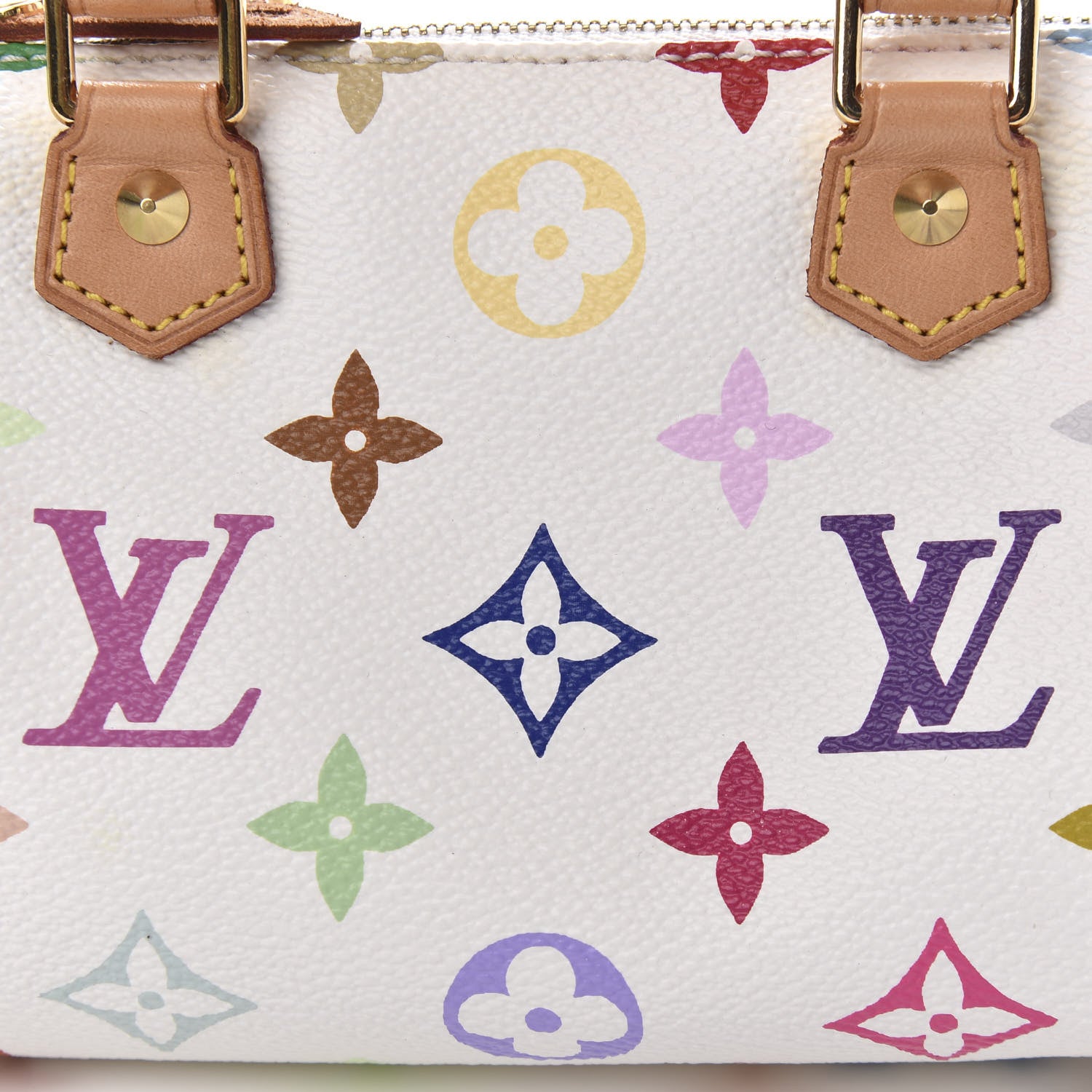 Louis Vuitton Monogram Multicolor Mini Sac HL Speedy White 20 of 20