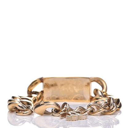 Chanel Crystal CC Chain ID Bracelet Gold 3 of 5