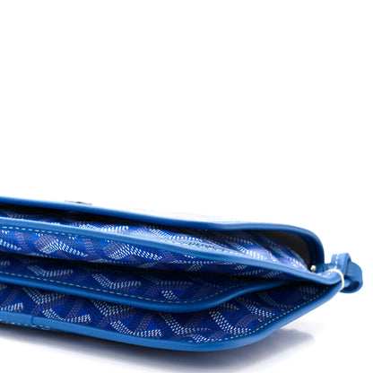 Goyard Goyardine Plumet Wallet Clutch Sky Blue 10 of 10