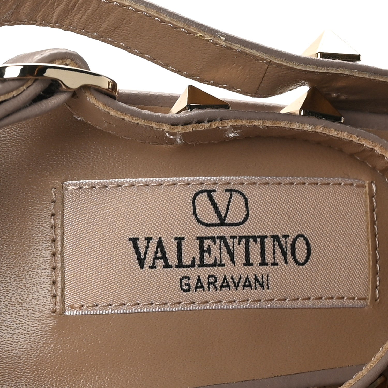 Valentino Garavani Nappa Rockstud Ankle Strap 100mm Pumps 36.5 Light Ivory Poudre 7 of 8