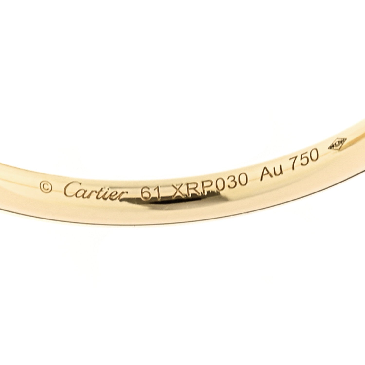 Cartier 18K Yellow Gold Small Juste Un Clou Ring 61 9.5 4 of 6