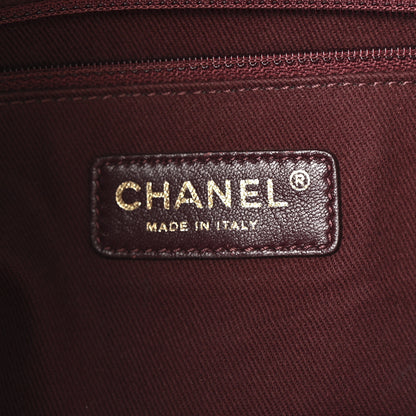 Chanel Calfskin Quilted Into The Fringe Hobo Black Gold 6 of 15