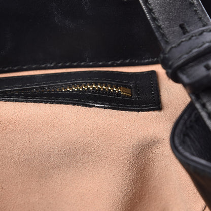 Gucci Nappa Bamboo Small Nymphaea Top Handle Bag Black 19 of 25
