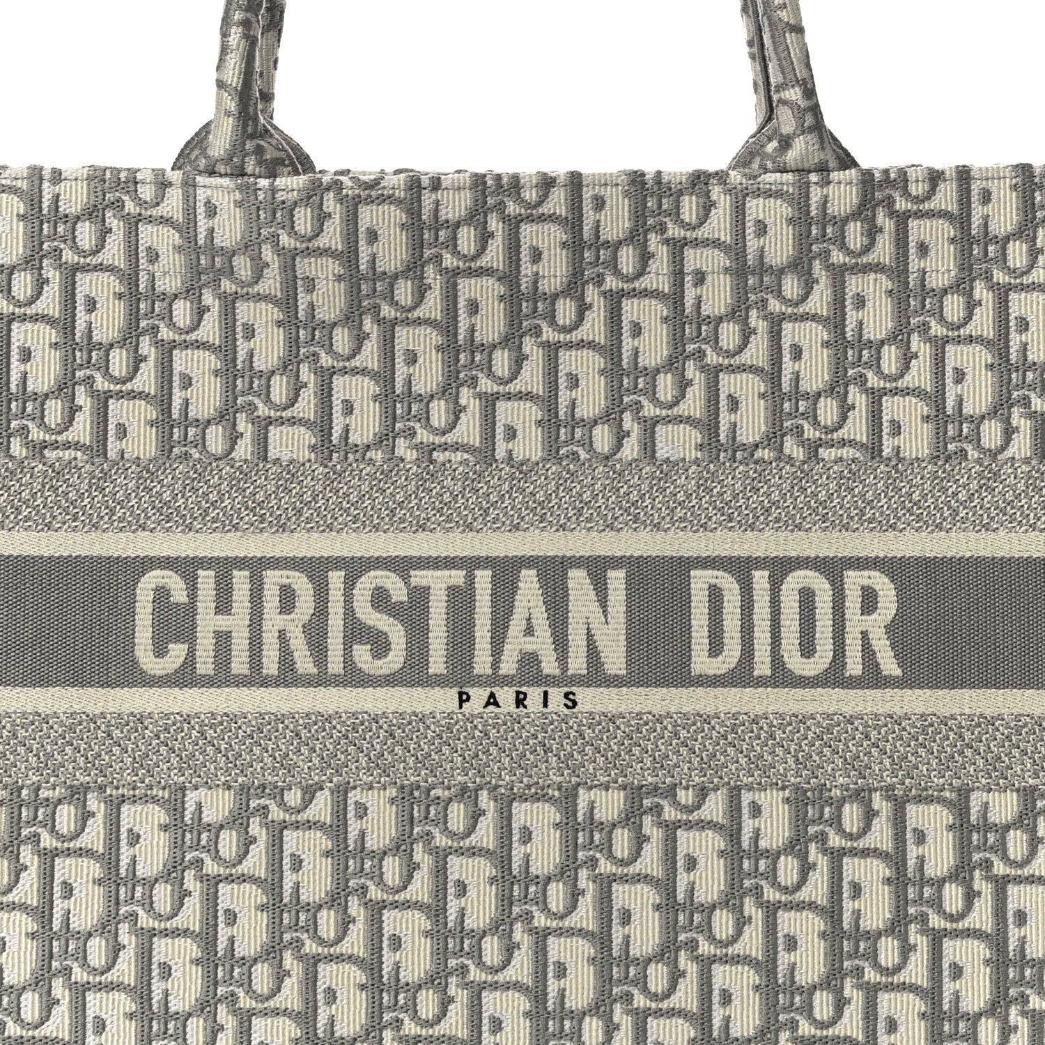 Christian Dior Oblique Medium Book Tote Grey 8 of 10