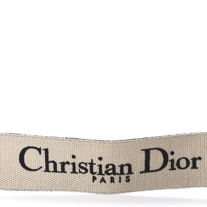 Christian Dior Canvas Embroidered Shoulder Strap Black 3 of 5