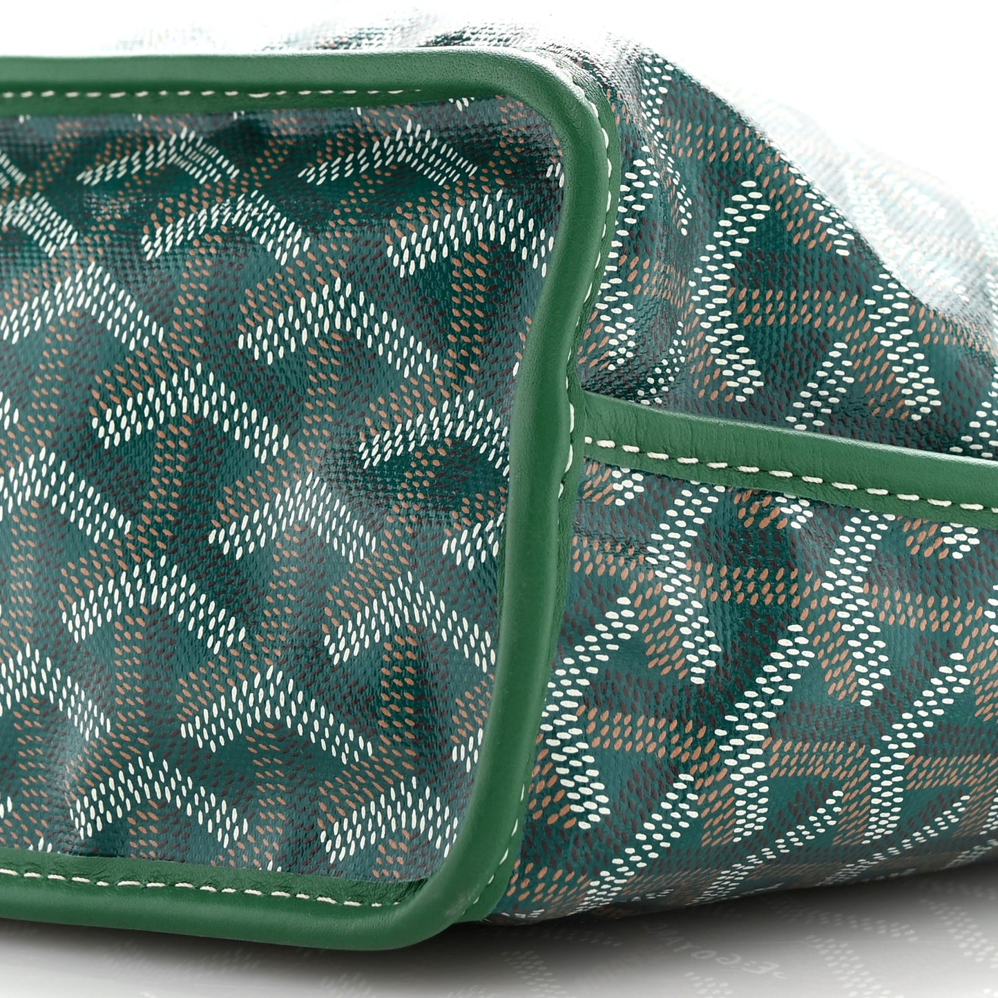 Goyardine Reversible Mini Anjou Green