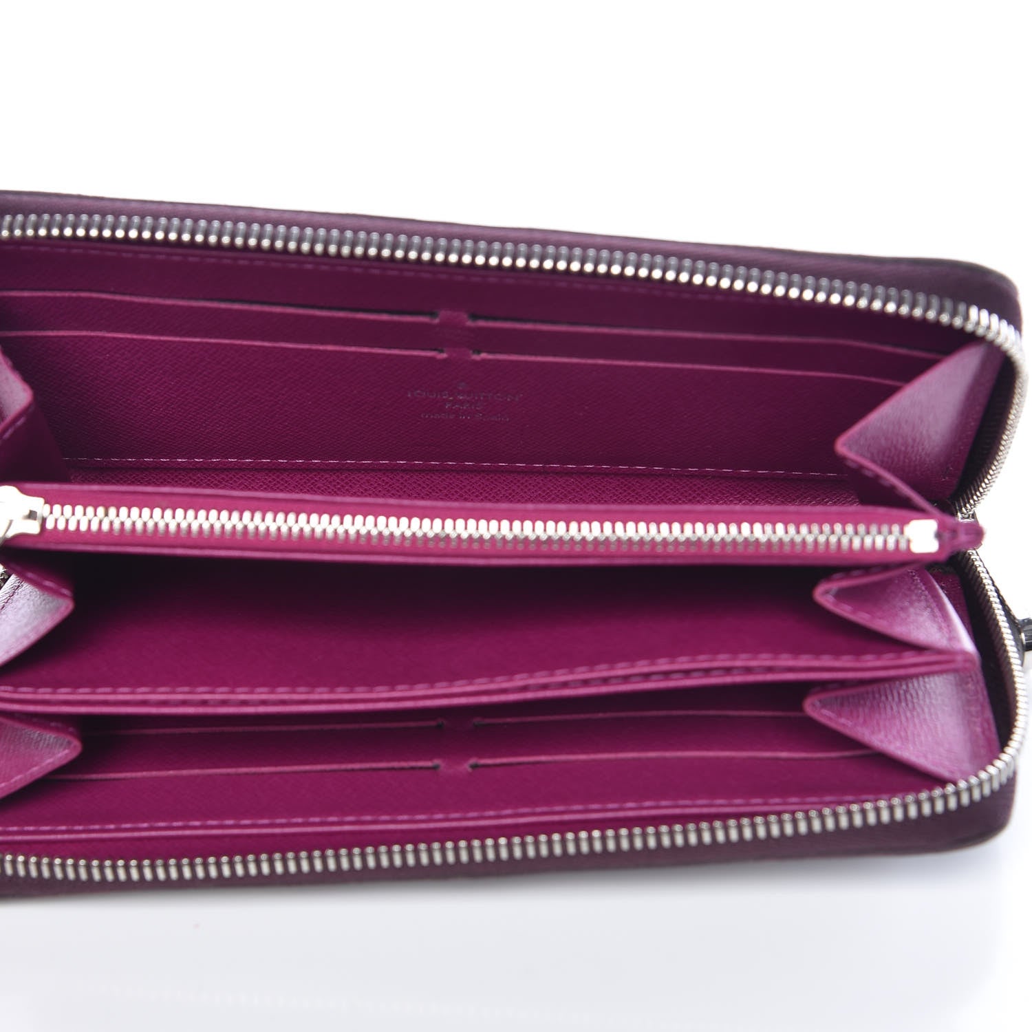 Louis Vuitton Epi Zippy Wallet Cassis 5 of 13