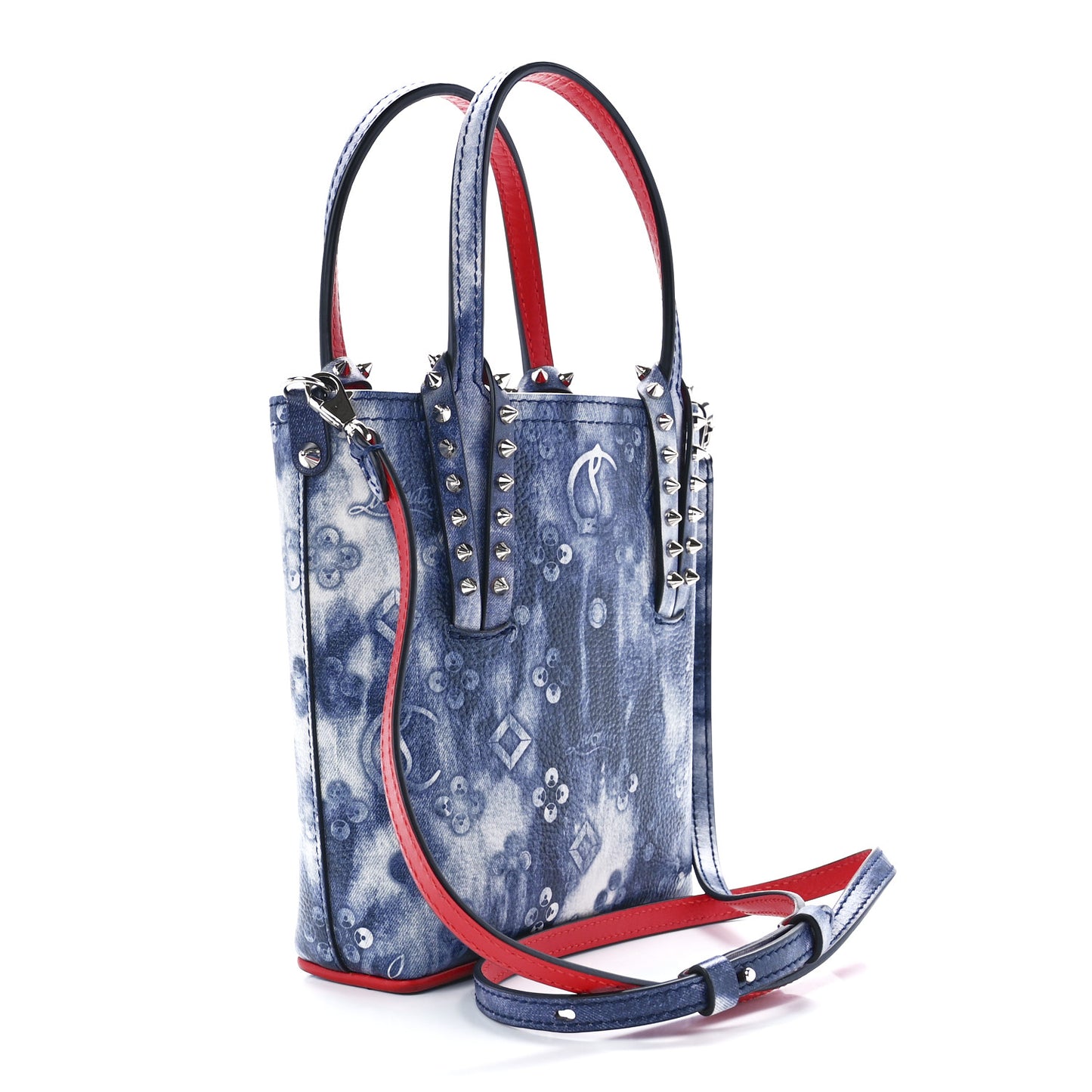 Calfskin Punk Mini North South Cabata Tote Multi