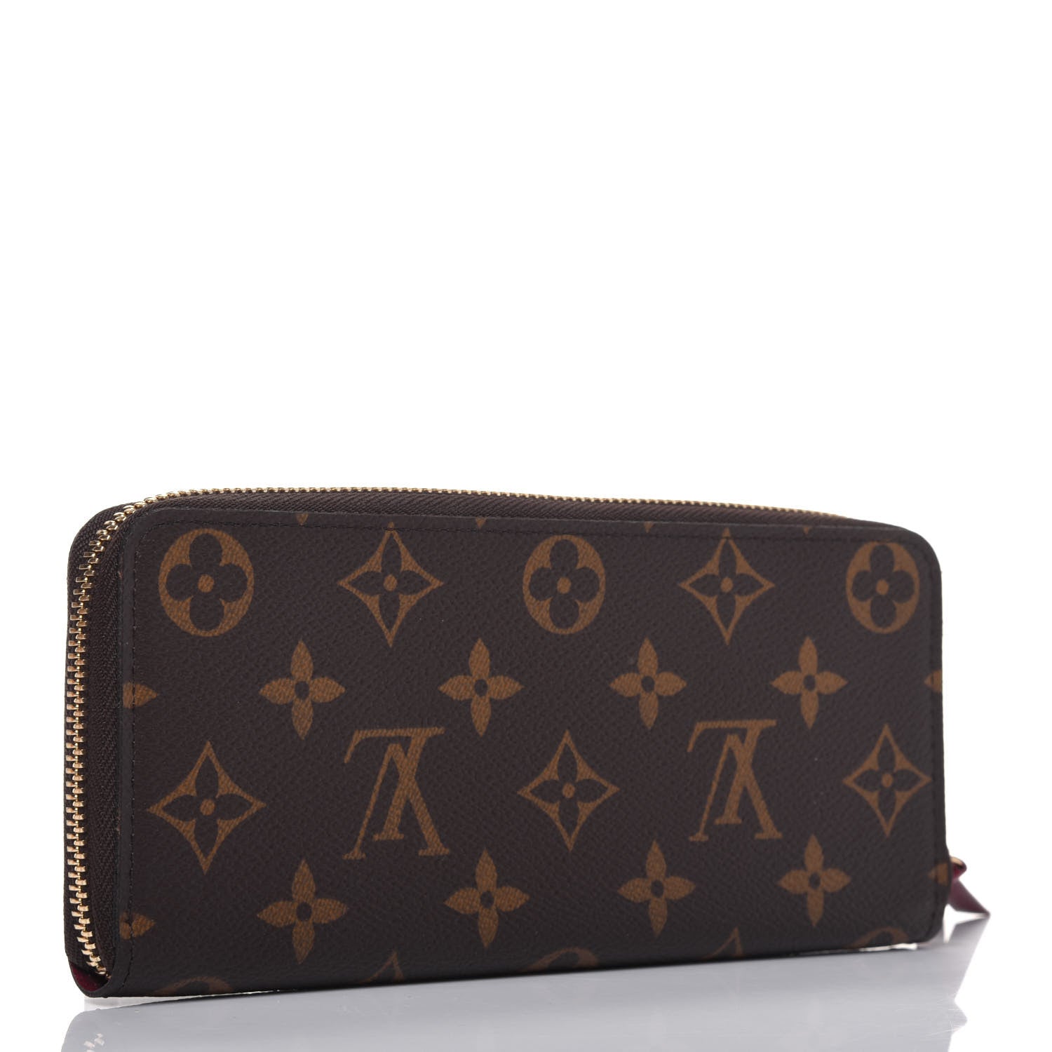 Louis Vuitton Monogram Clemence Wallet Fuchsia 3 of 16