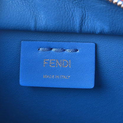 Fendi Vitello Dolce Mini 3jours Tote Blue Royal 6 of 7
