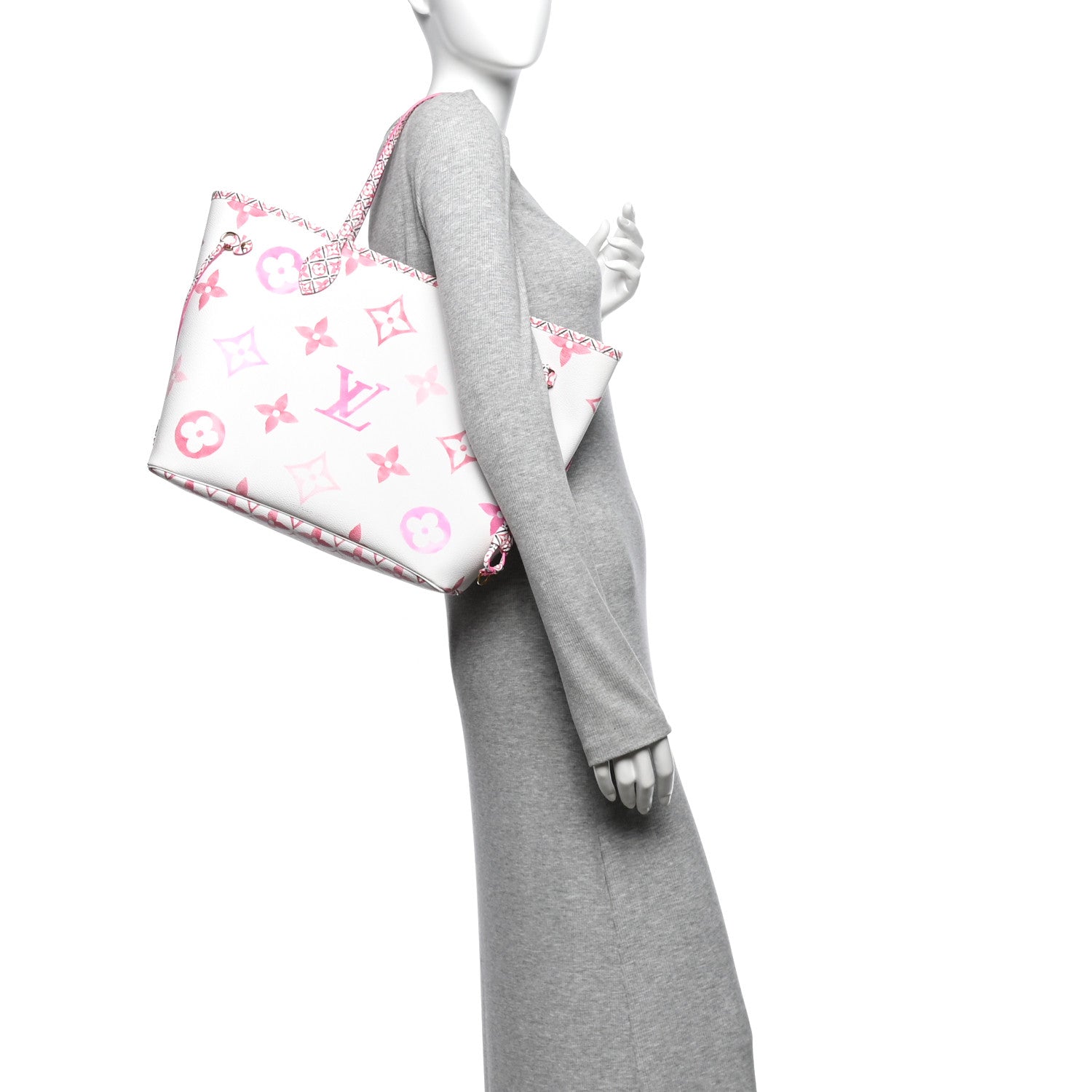 Louis Vuitton Monogram Giant By The Pool 2.0 Neverfull MM Rose 2 of 10