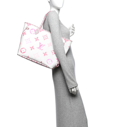 Louis Vuitton Monogram Giant By The Pool 2.0 Neverfull MM Rose 2 of 10