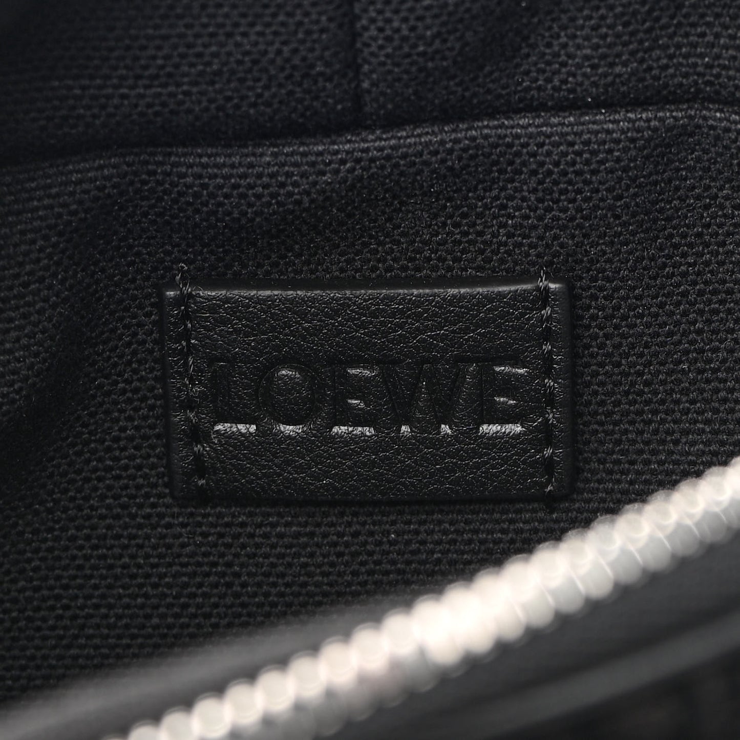 Jacquard Anagram Calfskin Mini Camera Bag Anthracite Black