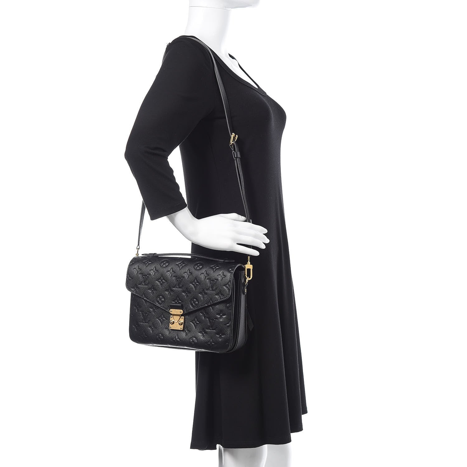 Louis Vuitton Empreinte Pochette Metis Black 2 of 10