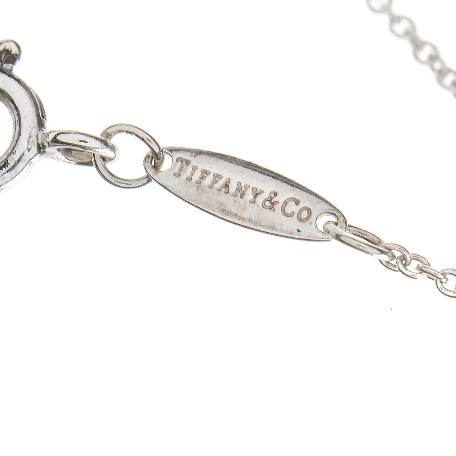 Tiffany Sterling Silver Diamond .05ct Elsa Peretti Diamonds by the Yard Bracelet 7 of 10