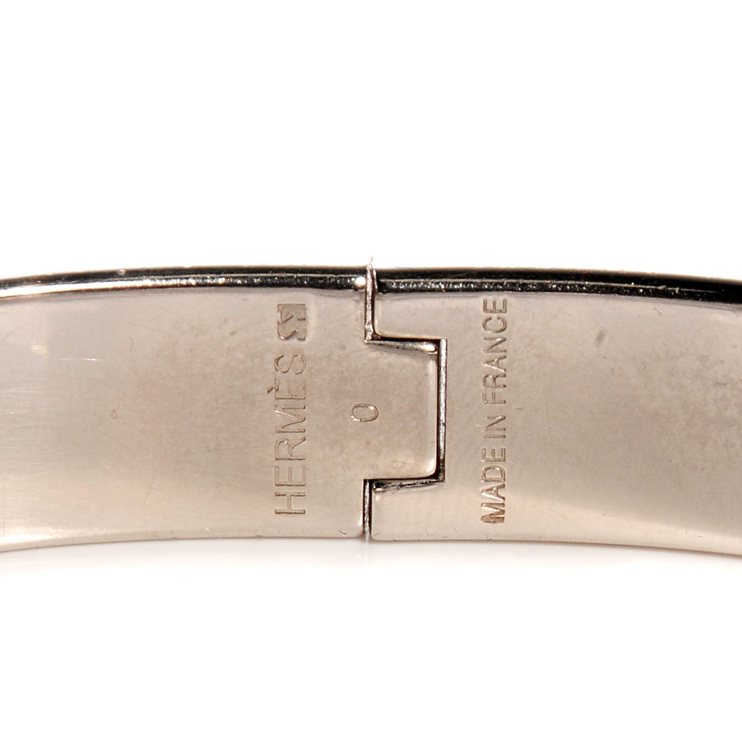 Hermes Enamel Narrow Clic Clac H Bracelet PM Black 4 of 5