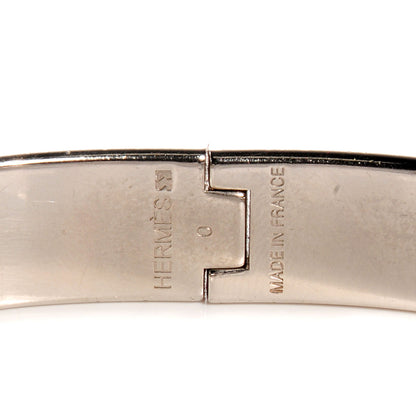 Hermes Enamel Narrow Clic Clac H Bracelet PM Black 4 of 5