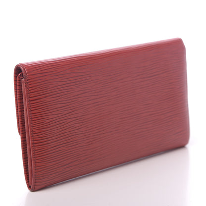 Louis Vuitton Epi Sarah Wallet Castillan Red 3 of 14