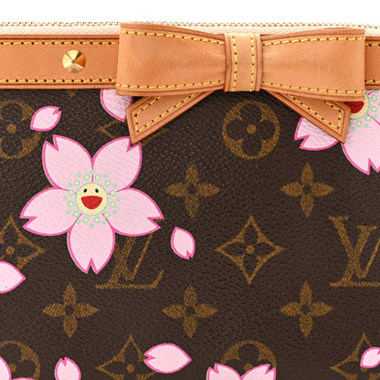 Louis Vuitton Monogram Cherry Blossom Pochette Accessories Brown 7 of 9