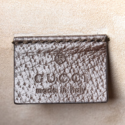 Gucci Calfskin Web Owl Embroidered Medium Dionysus Shoulder Bag New Acero Multicolor 8 of 11