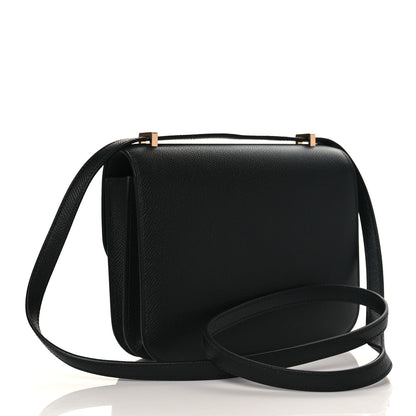 Hermes Epsom Constance 18 Black 3 of 10