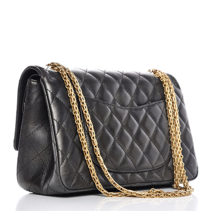 Chanel Metallic Calfskin Quilted 2.55 Reissue 226 Flap Charcoal 3 of 8