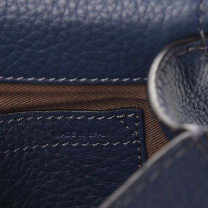 Chloe Calfskin Mini Marcie Round Crossbody Bag Royal Navy 7 of 9