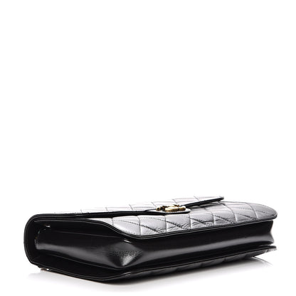 Chanel Calfskin Quilted Large Perfect Edge Flap Black 5 of 8