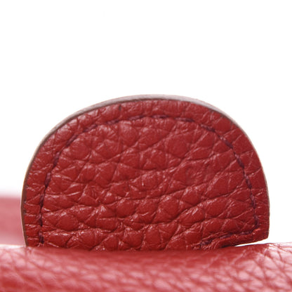 Hermes Taurillon Clemence Evelyne III GM Rouge Garance 9 of 9