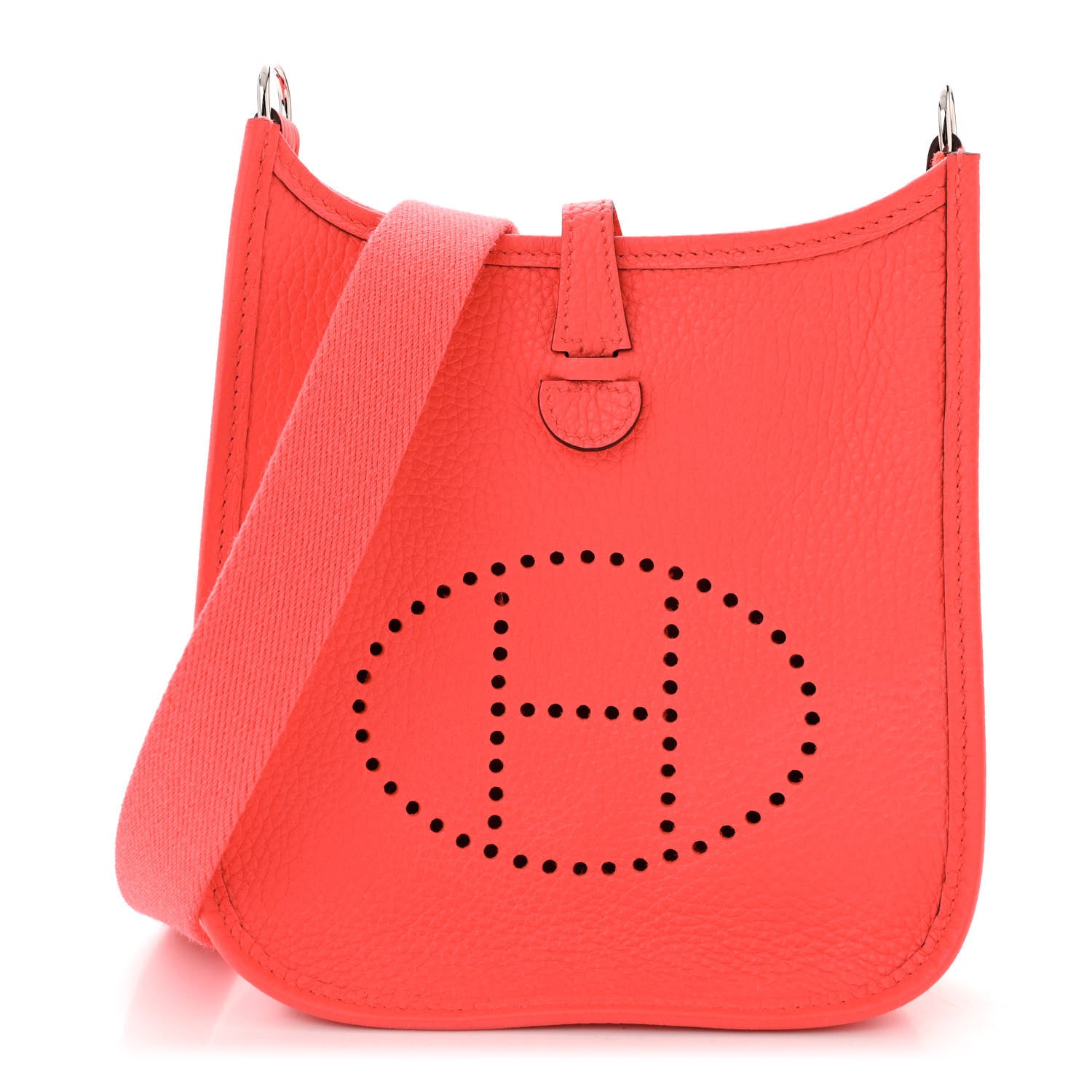 Hermes Taurillon Clemence Evelyne TPM Rose Texas 1 of 10