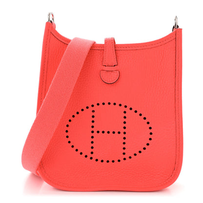 Hermes Taurillon Clemence Evelyne TPM Rose Texas 1 of 10